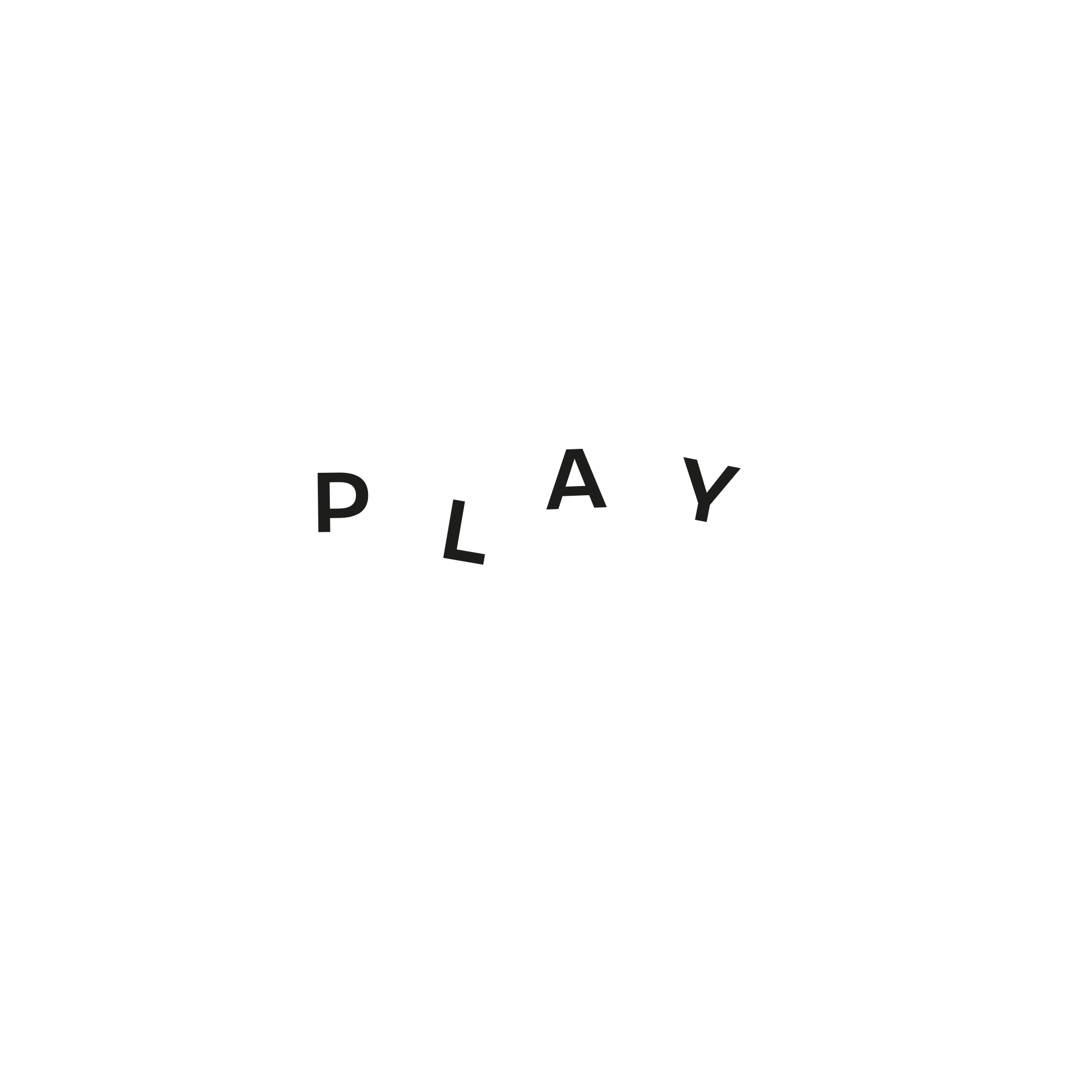 Logo du Collectif PLAY en blanc, pour les fonds sombres